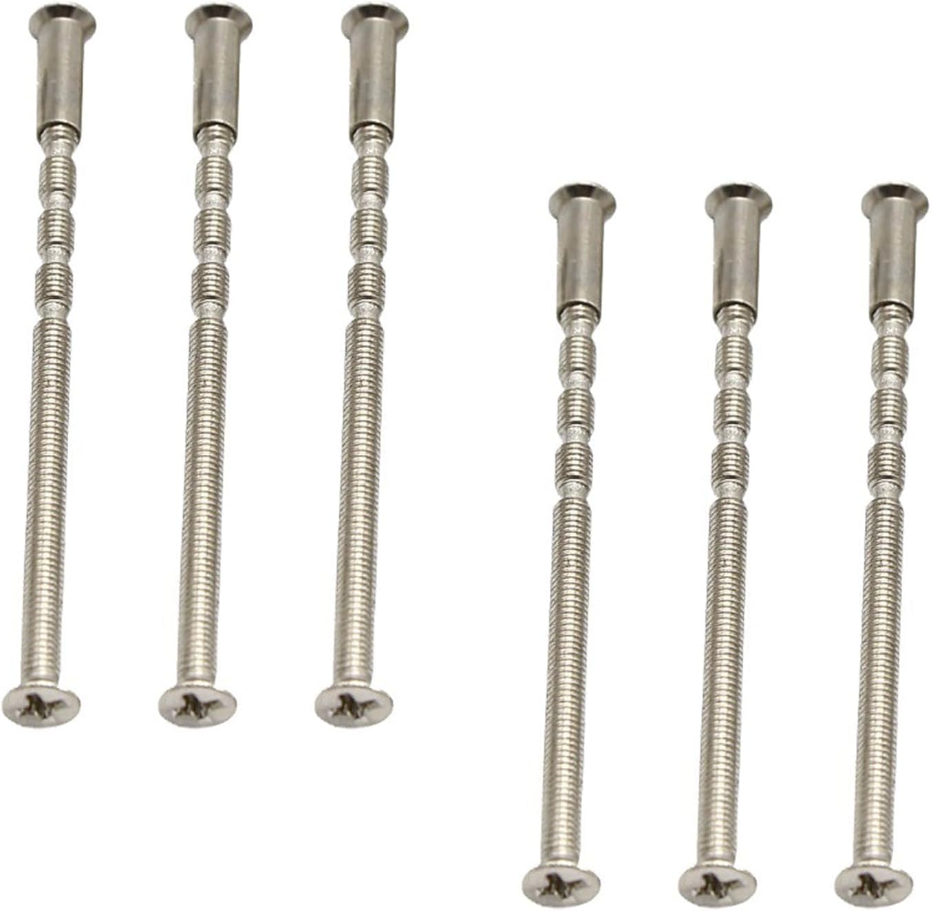 ramoni 6 PCS Door Handle Screws,Door Handle Bolt Through Fixings for