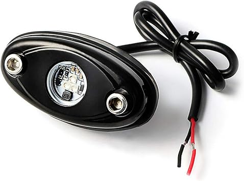6 ポッド Led ロック ライト ジープ Atv Utv Suv オフロード ウィーラー トラック ボート アンダーボディ グロー トレイル リグ 照明 ランプ アンダーグロウ Led ネオン ライト ブライト リバース 防水 12v-24v - ホワイト