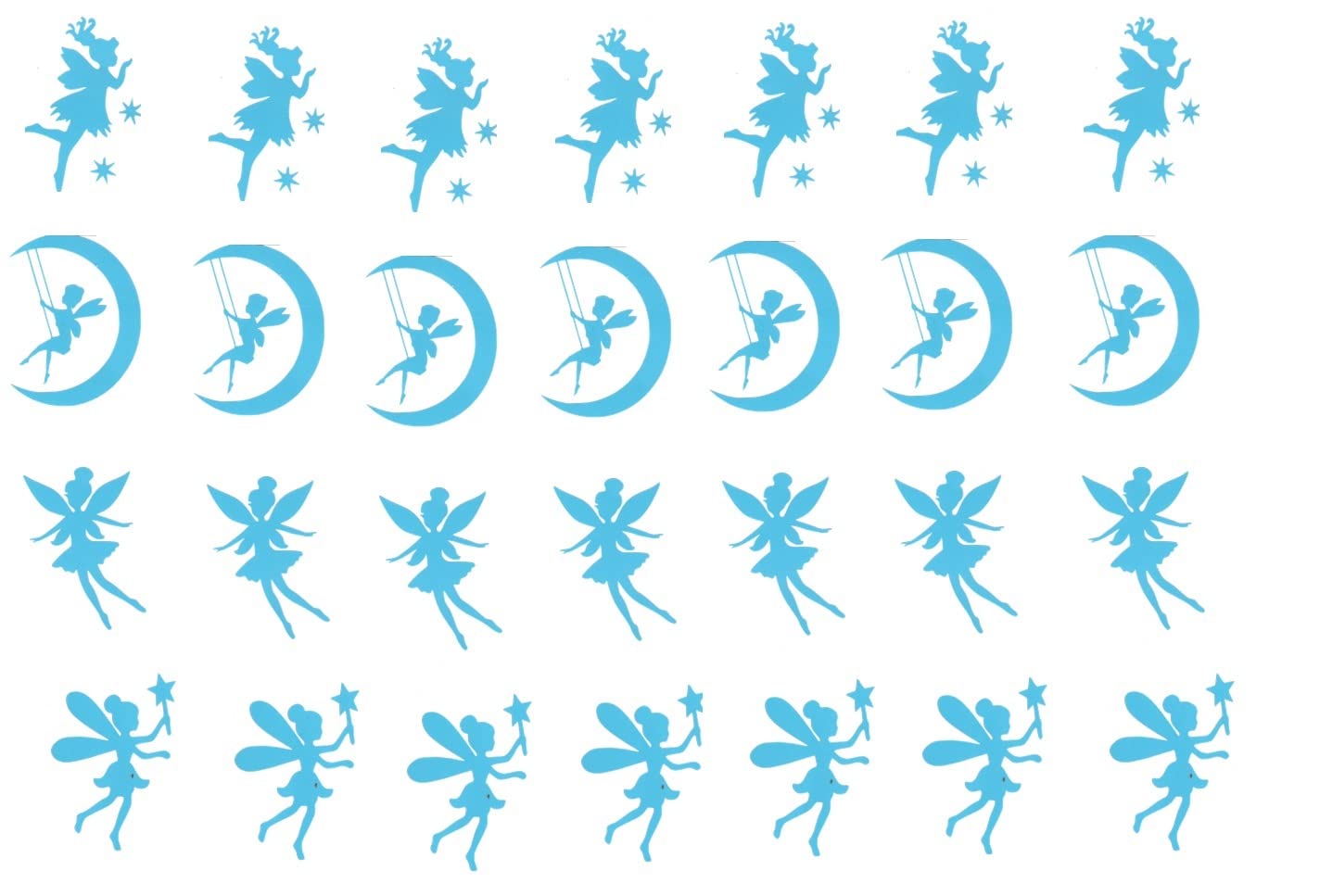 Fairy Collections (Fairy Vinyl Stickers (Baby Blue))