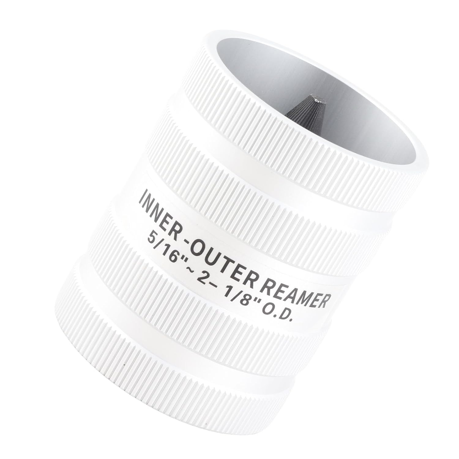 ステンレス鋼パイプリーマー、パイプバリ取りツール、3アングルスクレーパー付きプロフェッショナルチューブ面取りツール、5/16インチか