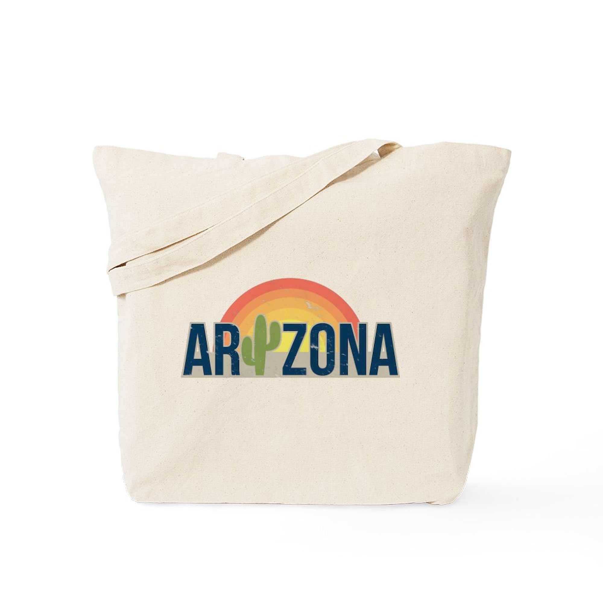 CafePress Arizona Tote Bag Reusable Natural Beige Canvas Shopping Bag