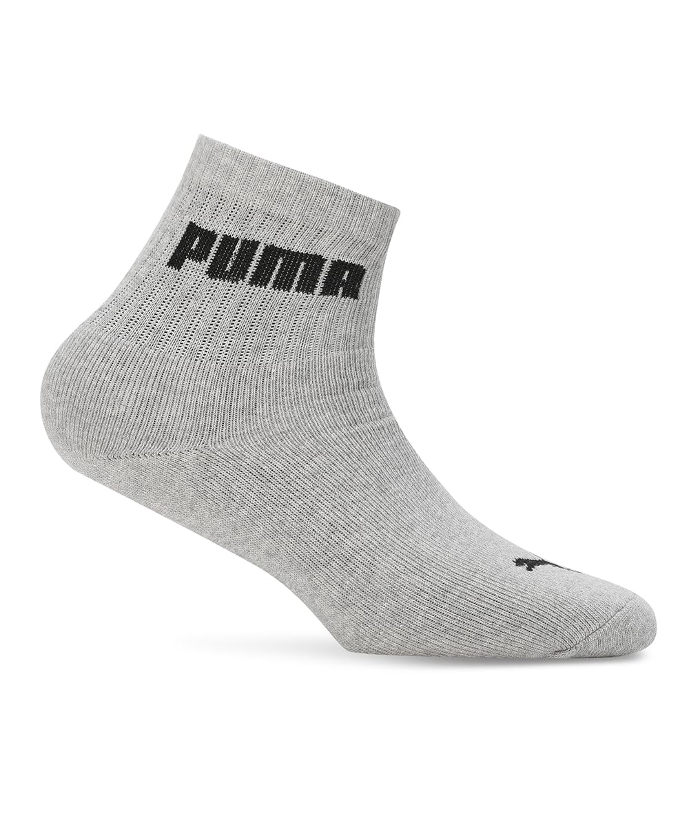 puma Unisex Cotton 1 pair of Quarter Sport Socks for Training-picture-30