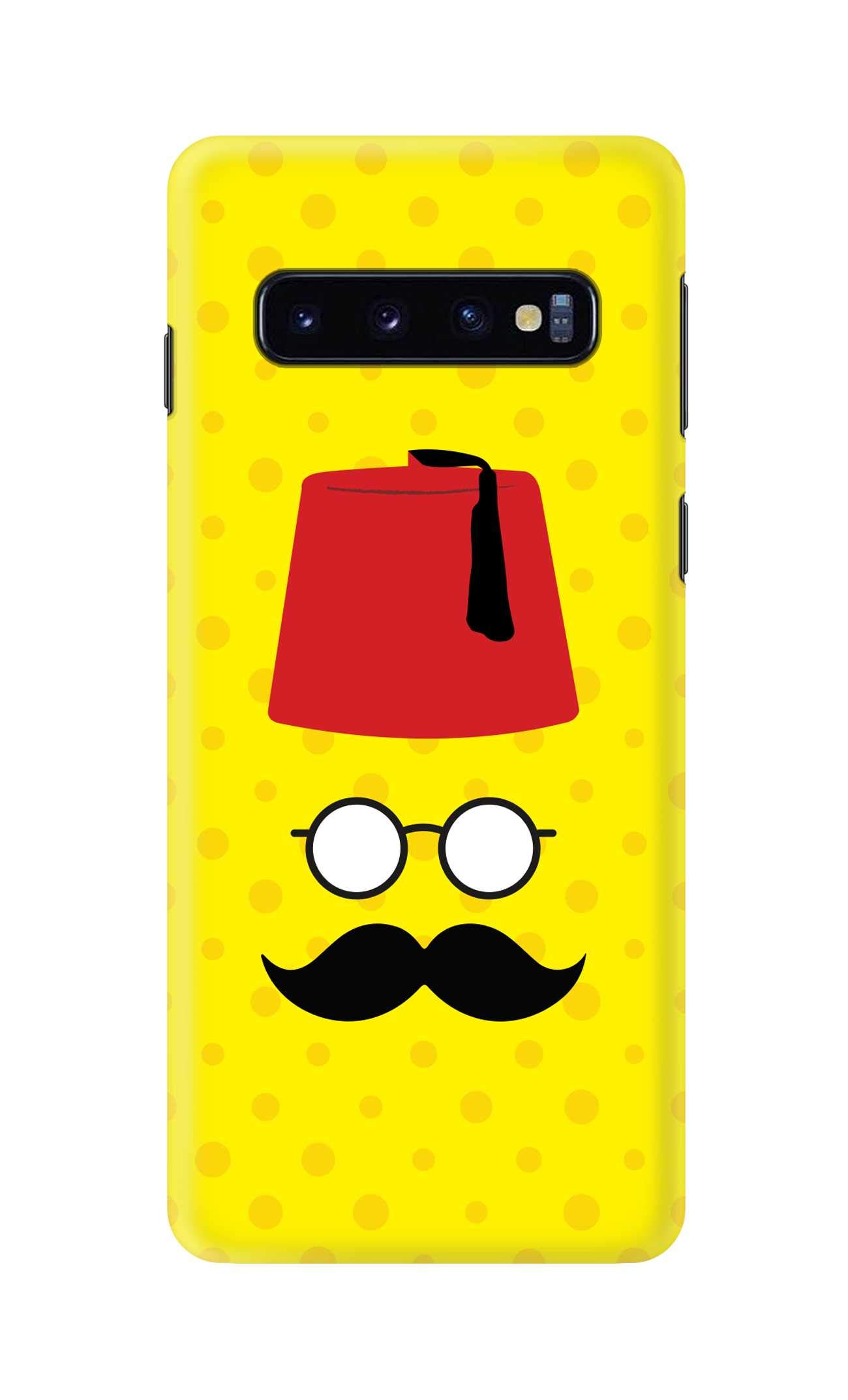 Case Compatible with Samsung Galaxy S10 Slim Snap Classic Case Cover Matte Finish - Moussy Basha