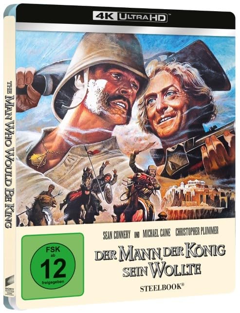 Der Mann, der König sein wollte – 4K Steelbook (UHD Blu-ray Disc)