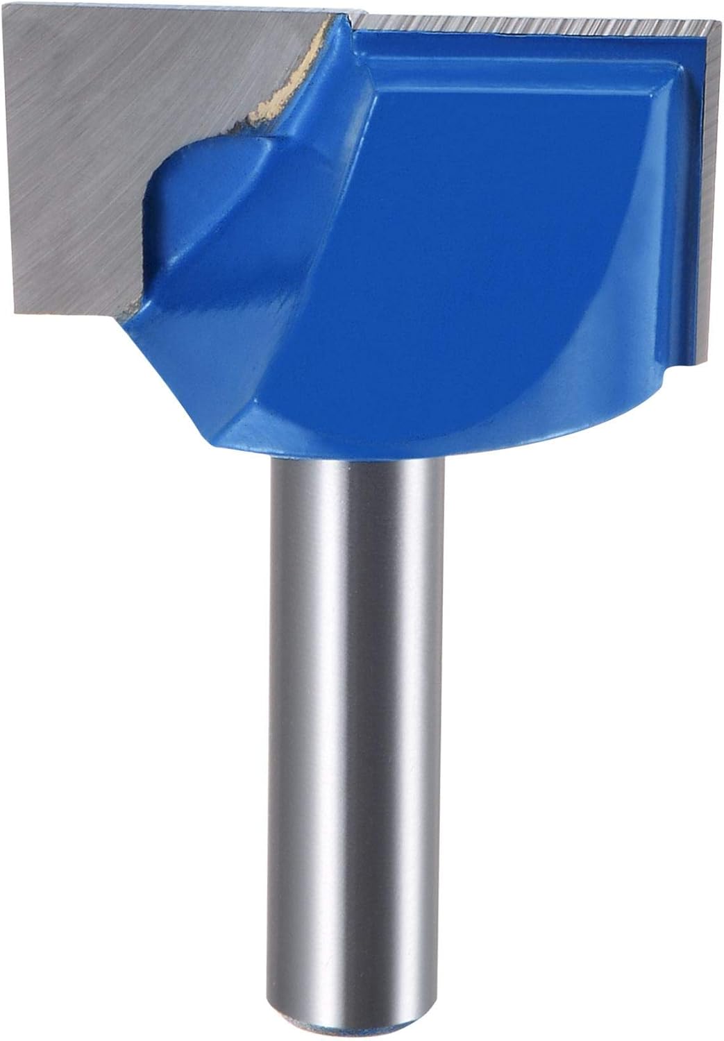 uxcell 18mm Dia 8mm Shank Bottom Cleaning Router Bit, 2 Flutes Carbide Tipped Cutter Uncoated for Woodworking