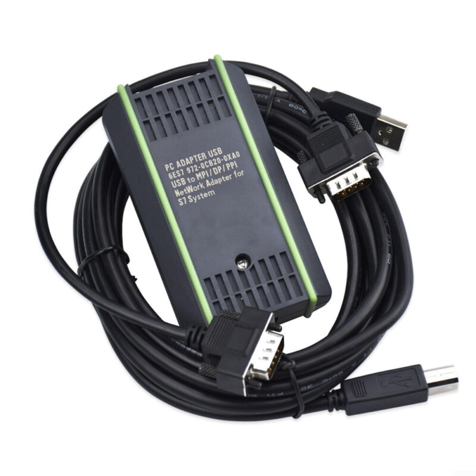 Cavo USB adattatore PC, per Siemens S7-200 S7-300 S7-400 PLC 6GK1571-0BA00-0AA0 MPI interfaccia PPI ignifuga, 3 metri