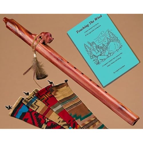 Native American Cedar Flute Pack -Buffalo & Bag