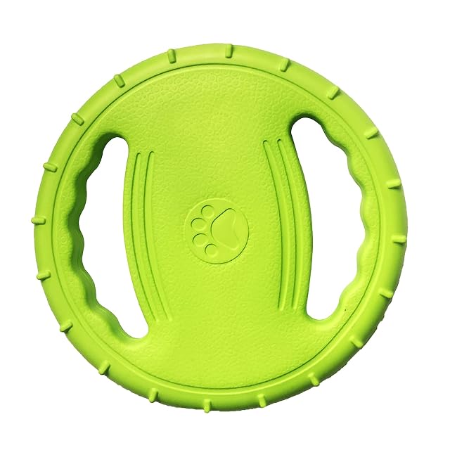 SIUKE Disco volador de perro,Anillo de entrenamiento para perros EVA con disco volador para perros y asas…