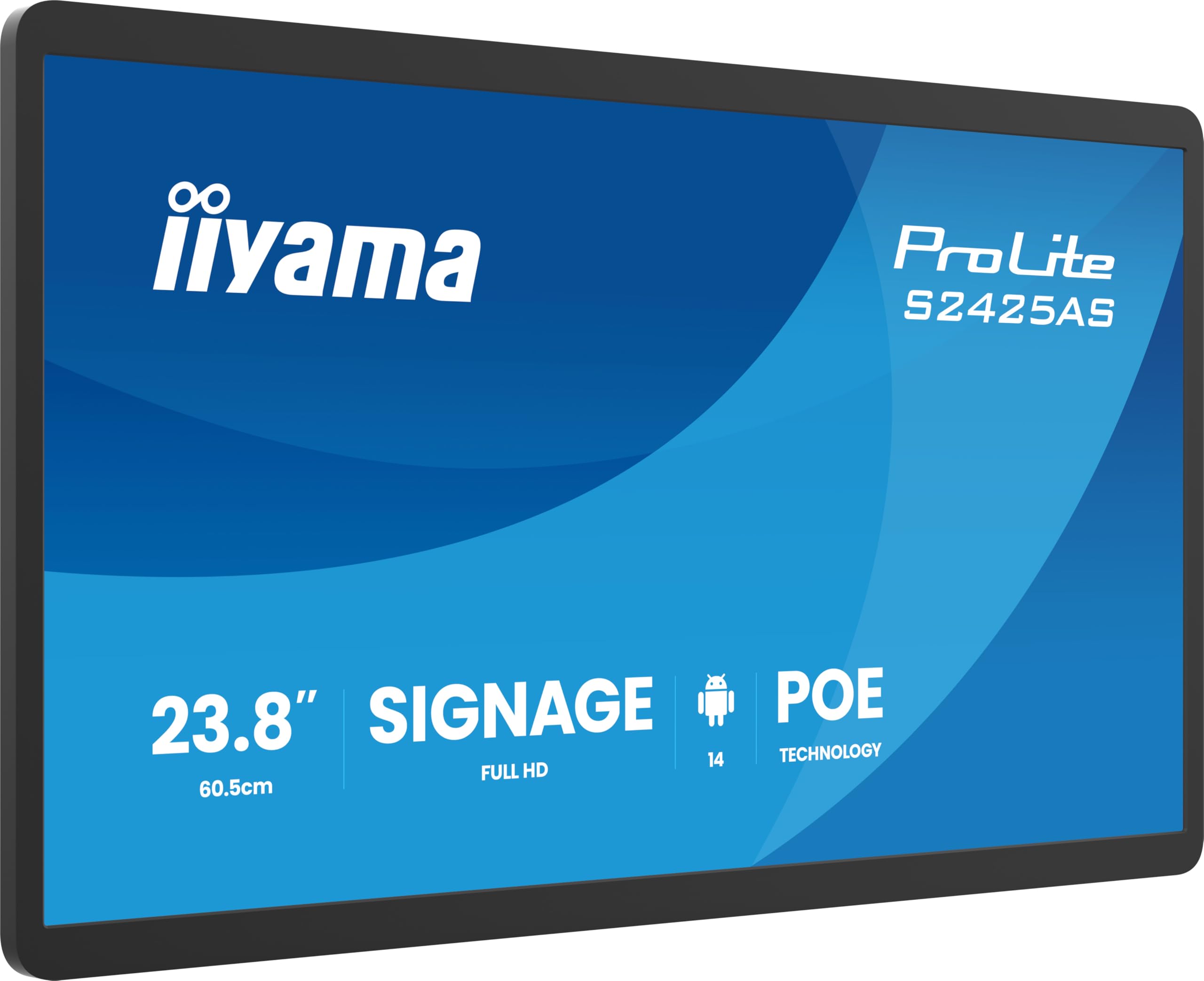 iiyama Prolite S2425AS-B1P Full-HD IPS Signage Display Android