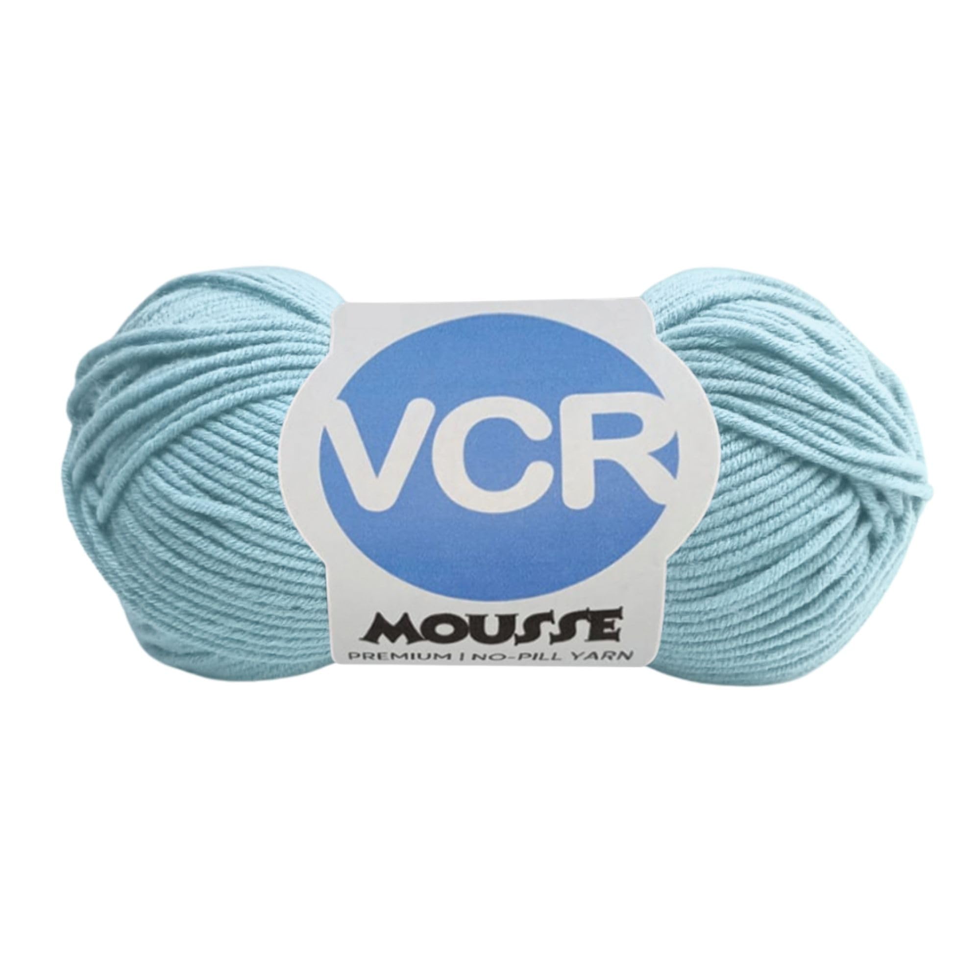 VCR 4ply Powder Blue Yarn, 100 Grams Hank, 190 Meters Length, Acrylic Ball for Crochet and Knitting, Soft Crosia Threads, Pack of 1 Yarn, Suitable for DIY Crafts