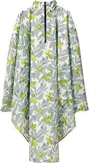 [Wpc.] レインポンチョ [チャリーポンポン] ボタニカルガーデン グレー レディース 自転車対応 カッパ レインコート ポンチョ めくれ防止クリップ リフレクター 通勤 通学 おしゃれ 可愛い 女性 R001-139-201