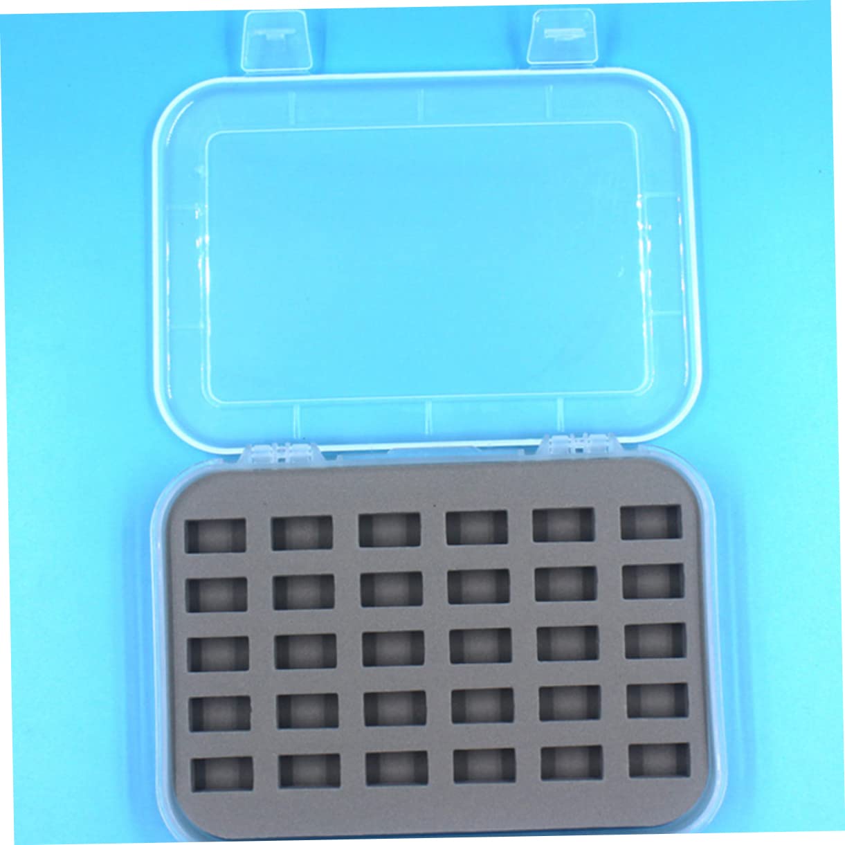 STOBOK 3pezzi Scatola Organizer per Rocchetti da Cucito con Scomparti Contenitore Plastica Trasparente con Spugna Fissaggio Accessori per Macchina da Cucire e Cucito Casa