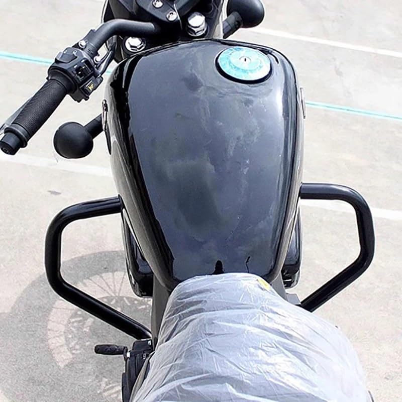 Pare-chocs de moto Cyclone RA 2 cadre protection rétro noir - 4