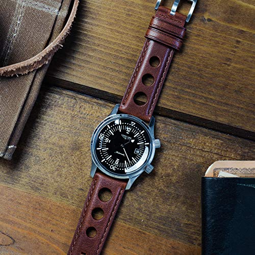 Image of Barton Racing & Rally Horween Leather Straps with Integrated Quick Release Spring Bars - Watch Bands