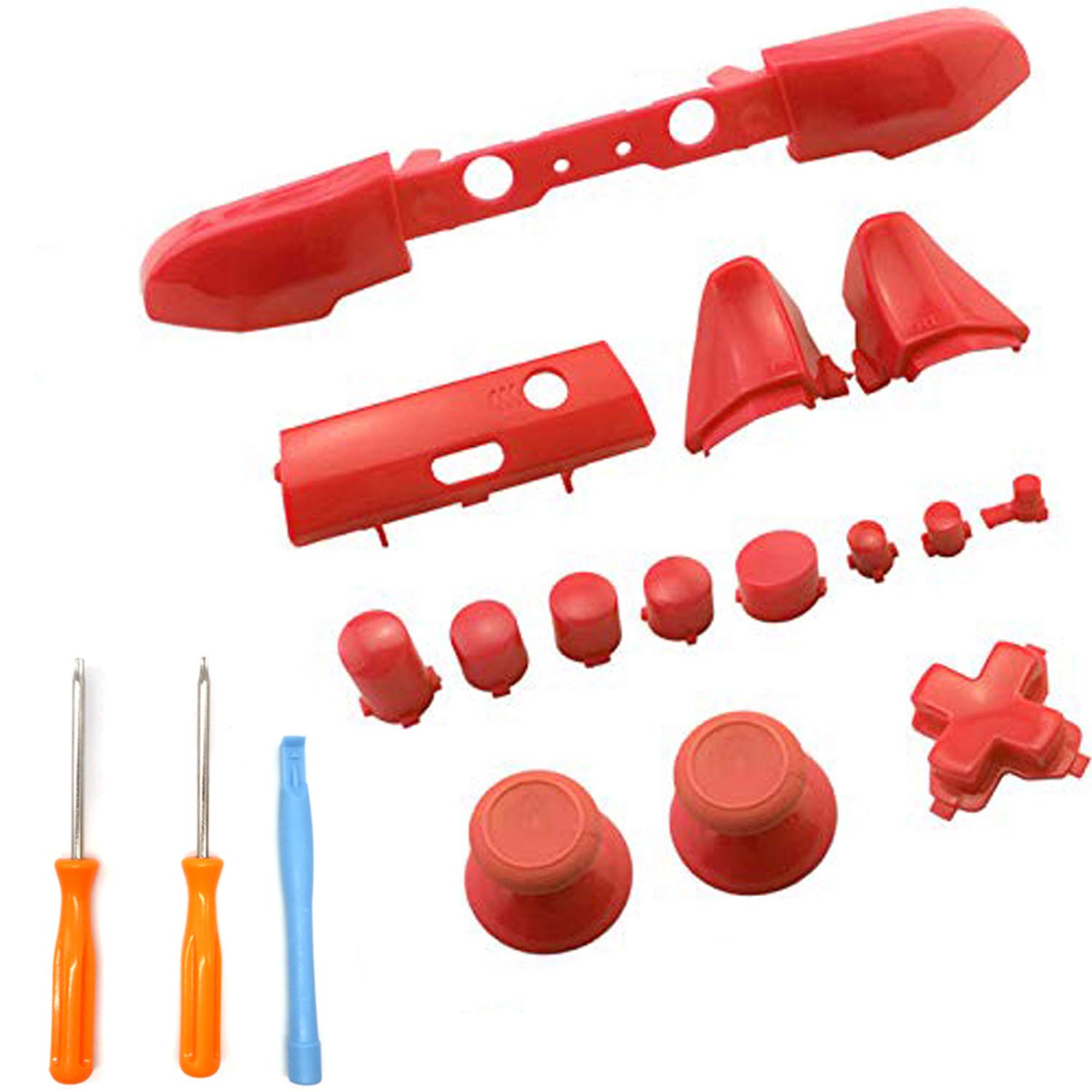 YICHUMY Replacement RB LB Bumper RT LT Trigger Buttons Mod Kit for Xbox One S Slim Controller (Purple) : Video Games