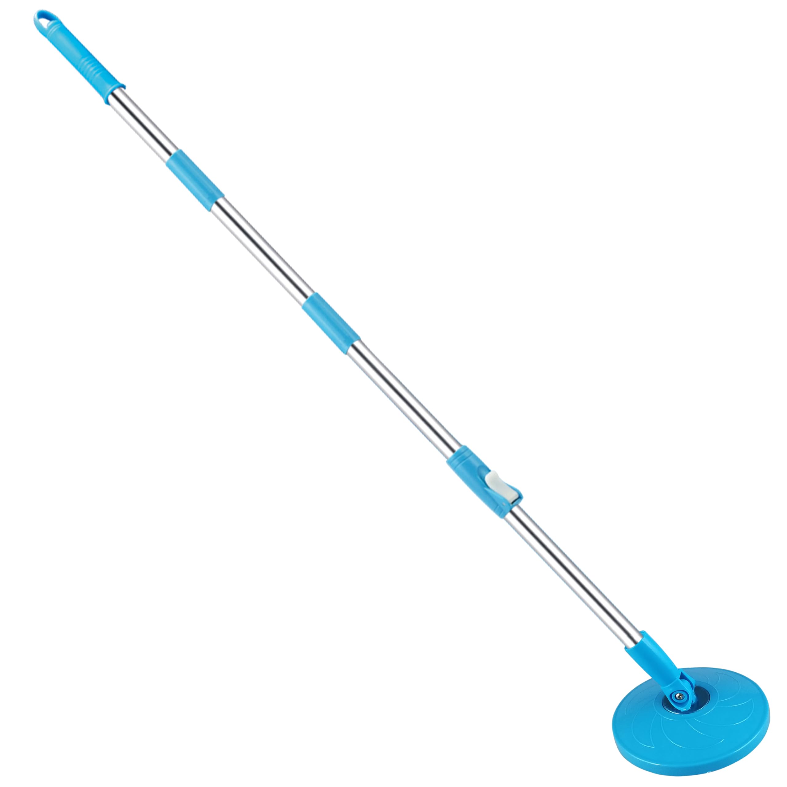 Primeway® Stainless Steel Floor Spin Mop Replacement Handle/Stick Rod Set with Disc Plate Without Refill | 127cm | Blue (B075PKSRGS) Amazon Price History, Amazon Price Tracker