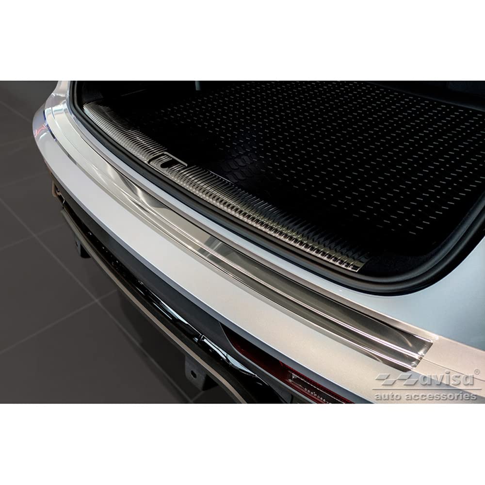 Protector del Parachoques Trasero Inoxidable Compatible con Audi Q5 Sportback 2020- Incl. S-Line
