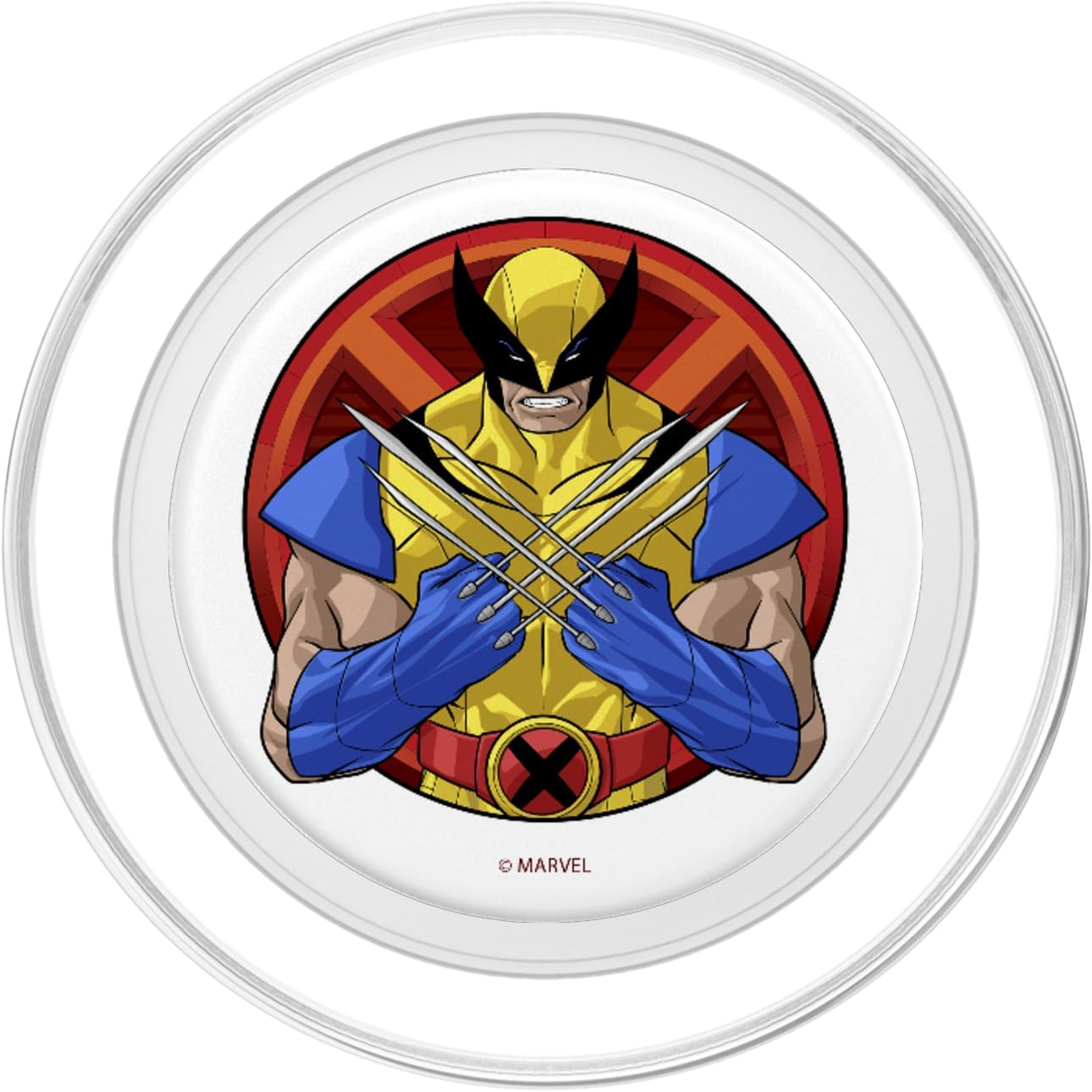 Marvel X-Men Wolverine Crossed Arms Portrait Logo PopSockets MagSafe PopGrip for iPhone