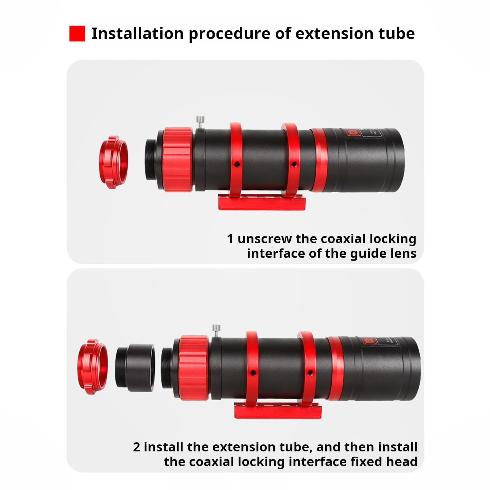 Accesorios de guía multiusos 50ED 50/240 F 4.8, diseño de pieza para entusiastas de la astronomía al aire libre