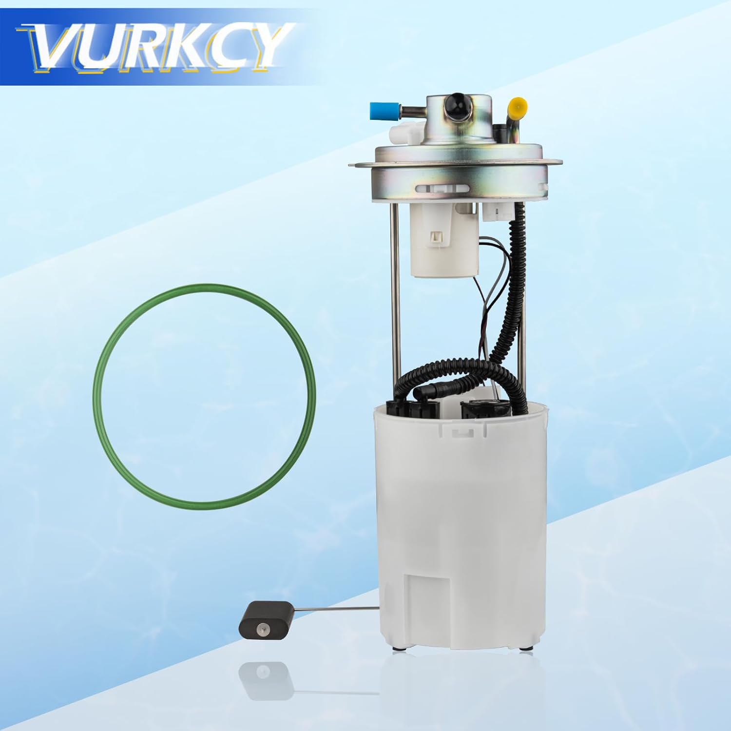 Electric Fuel Pump Module Assembly with Pressure Sensor Compatible with 04-07 Chevrolet Silverado & GMC Sierra 1500 2500 3500/2500 HD, V6 4.3L/ V8 4.8L 5.3L 6.0L 8.1L, Replace E3831M FG0383