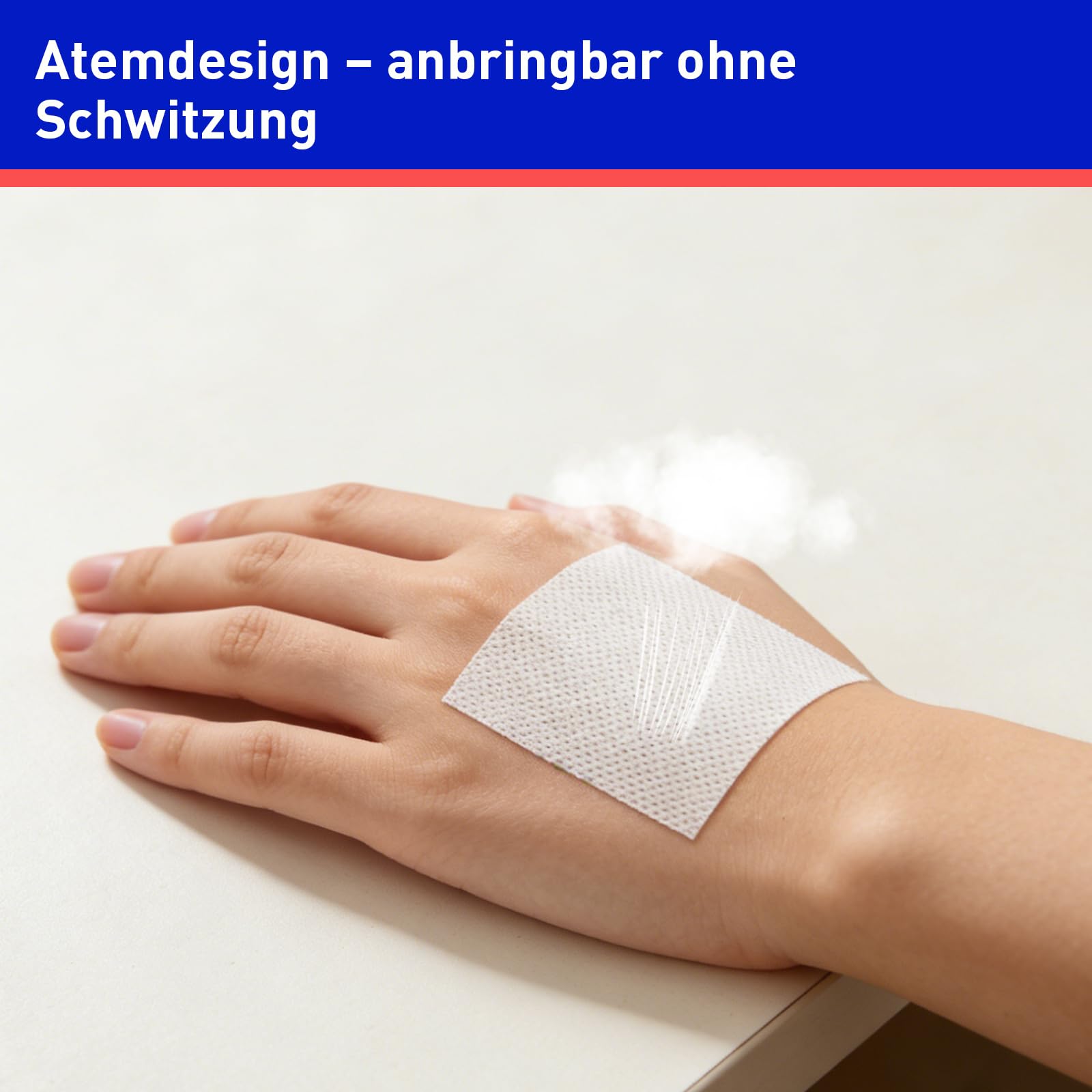 Hypafix Fixomull stretch Leukoplast, Verbandfixierung Pflaster 10cm x 10m, Medizinisches Klebeband Bandage Wundverband, Heftpflaster Rolle skin sensitive, Wunde Pflaster 1Rolle