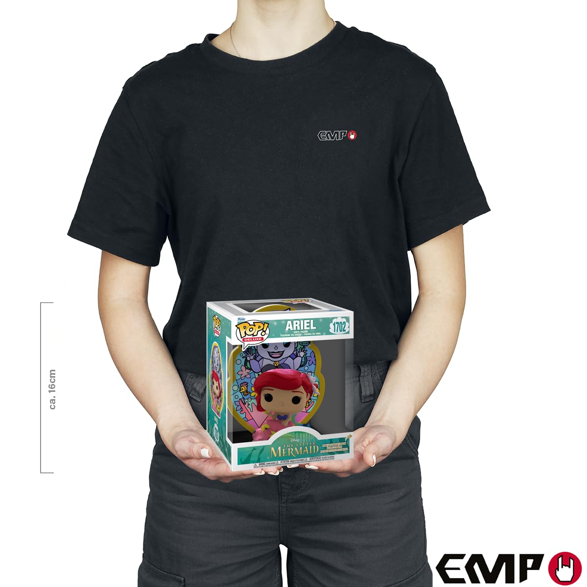 Funko Pop! Deluxe: Little Mermaid - Ariel - (Glass) - Figura de Vinilo Coleccionable - Idea de Regalo- Mercancia Oficial - Juguetes para Niños y Adultos - Movies Fans - Muñeco para Coleccionistas