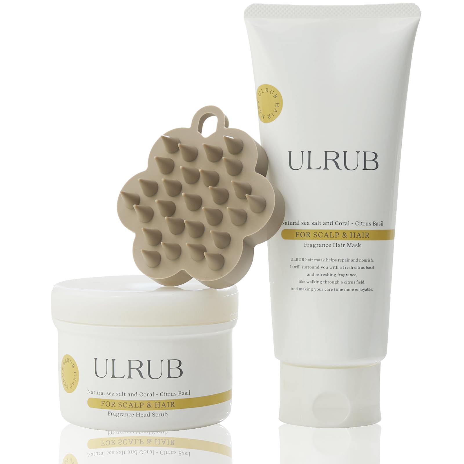 ULRUB ウルラブ ヘッドスクラブ 200g & ヘアマスク 200g 頭皮ケア セット