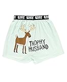 Lazy One Funny Animal Boxers, Humorous Underwear, Novelty Boxer Shorts, Gag Gifts for Men