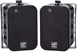Caixa acústica som ambiente SP400 Preta 60W Rms (par)