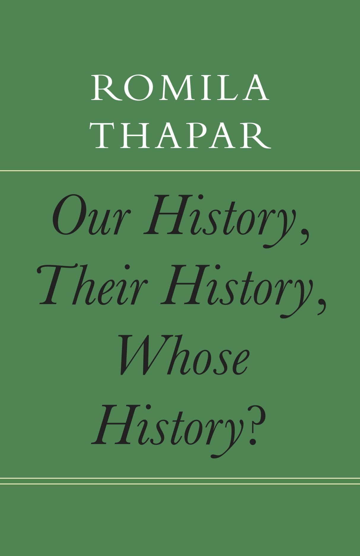 Sponsored Ad - Our History, Their History, Whose Histor