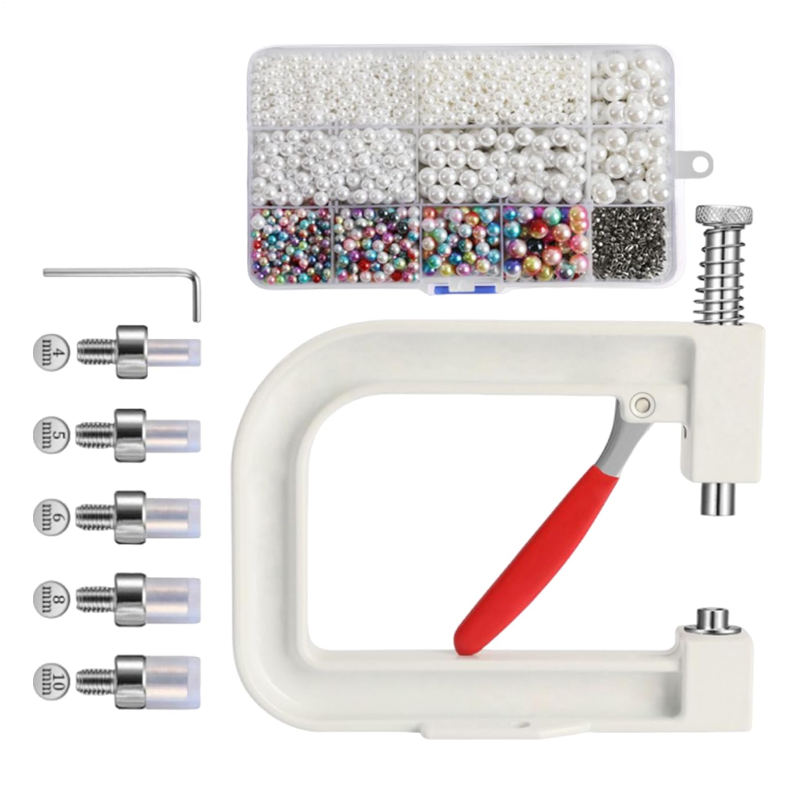 Herramienta para colocar perlas en tus zapatos, bolsos y accesorios de moda preferidos. 8