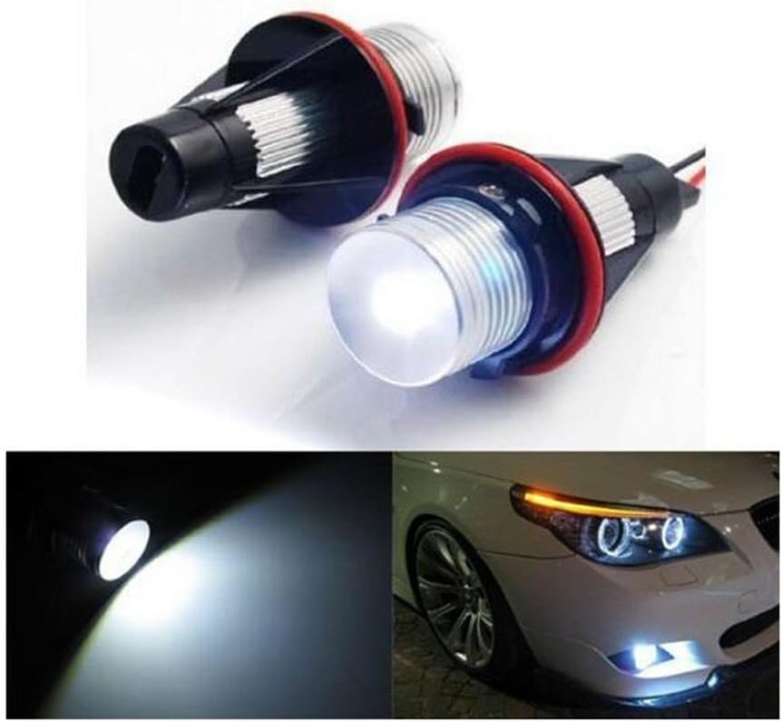 7000 K White LED Angel Eyes Lights for BMW (Energy Class A++)