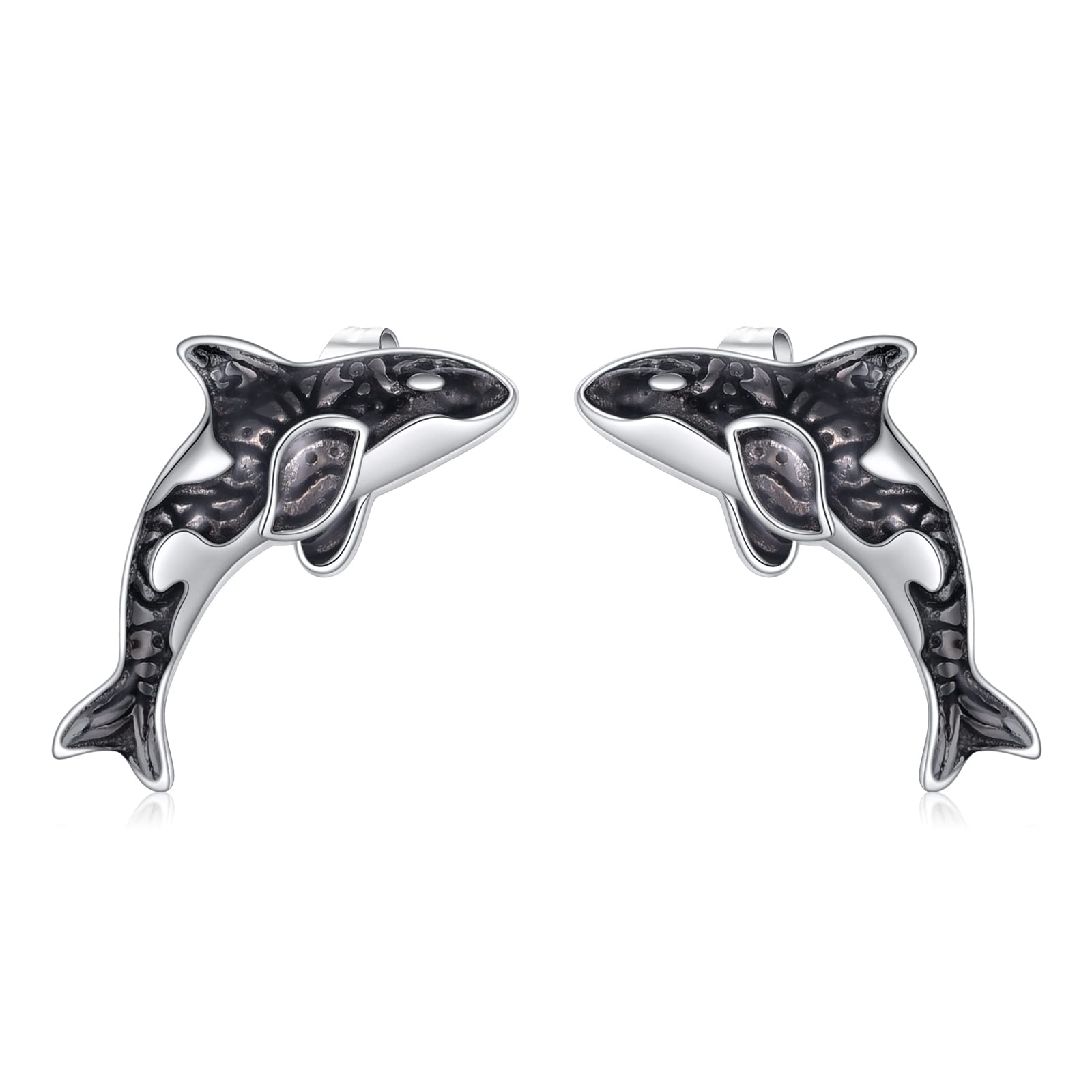 POPLYKE Tierohrringe für Frauen 925 Sterling Silber Hypoallergen Schmuck Geburtstagsgeschenke für empfindliche Ohren
