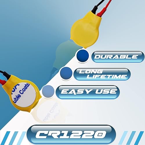 Miniatura 2 de LeFix Replacement Compatible with CMOS RTC BIOS Battery CR1220 Dell XPS15 XPS 15 9550 9560 Precision 5510 7350Latitude 12 7275 Yellow Color