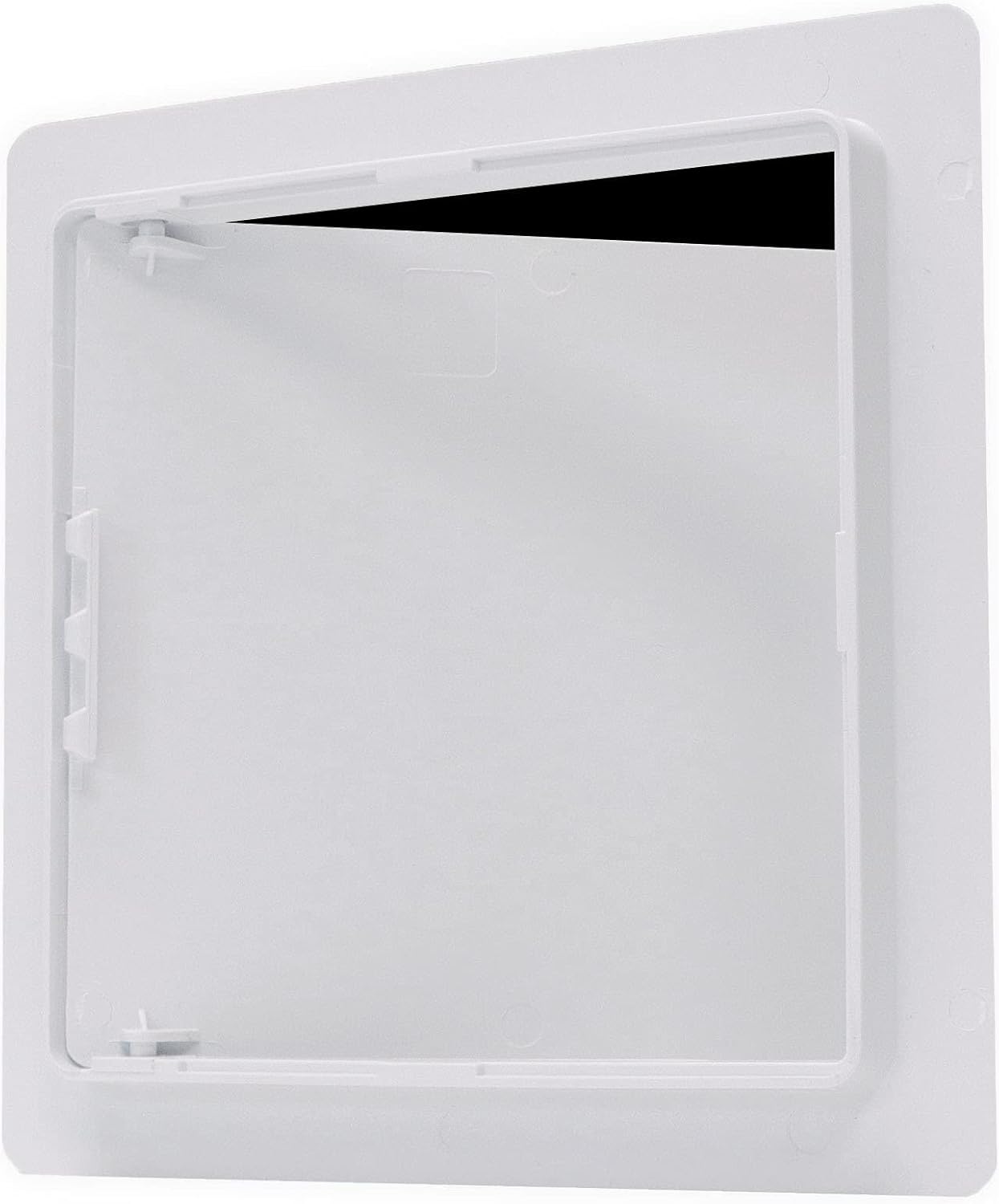 Access Door 14" X 14" Plastic Access Panel Removeable/Reversable Door with Frame for Concealed Wall/Ceiling Application - [Outer Dimensions: 15" Width X 15" Height]