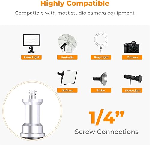 Miniatura 3 de K&F Concept 79 inch2.01m Light Stand, Studio Photography Tripod, Heavy Duty for Studio, Speedlight, Reflector, Flash, Softbox, Umbrella,