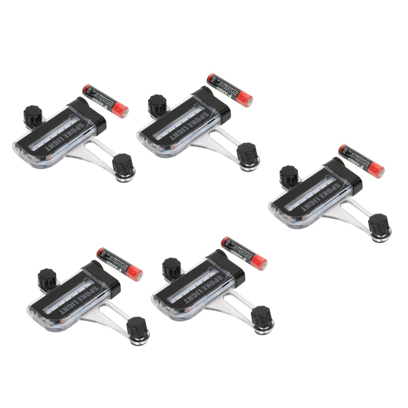 Toyvian Lumières décoratives de Roues moyeu éclairage de Roue de vélo élégant lumières de Roues de vélo Lampe pour Roue LED décor lumière de vélo Feux de vélo Plastique