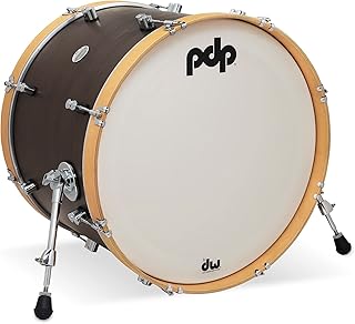 & Percussion Add-Ons PDP Concept Classic, 16x22, Walnut/Natural Hoops Kick Drum (PDCC1622KKWN)