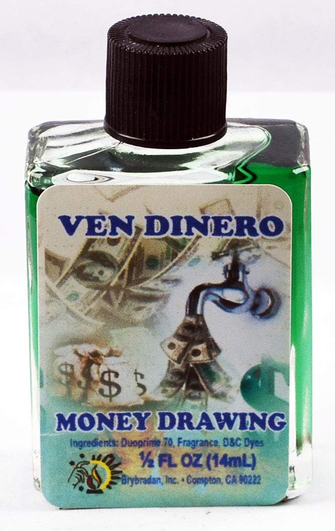 6 Piece Money Drawing Spiritual Anointing Oil Ven Dinero Aceite 1/2 FL OZ 14.7ML