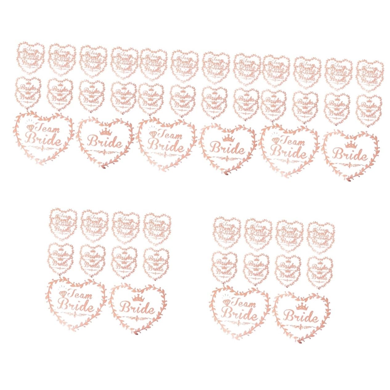 Healeved 200piezas Tatuajes Temporales De Bodas Stickers Para Novias y Damas De Honor Decoración De Fiesta Nupcial De Boda Pegatinas Creativas Para Celebraciones