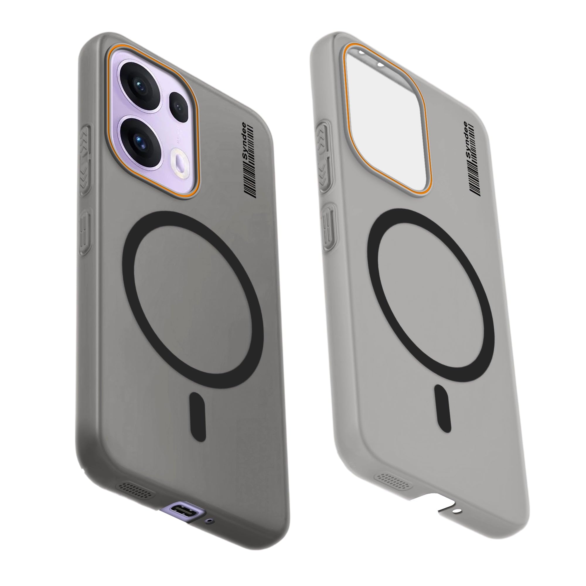 DL3 Mobilak Case Back Cover for Xiaomi 15T, Sleek Frosted Translucent Back Only Compatible with Wireless Magnetic Accessories | Anti-Scratch Shockproof Phone Case