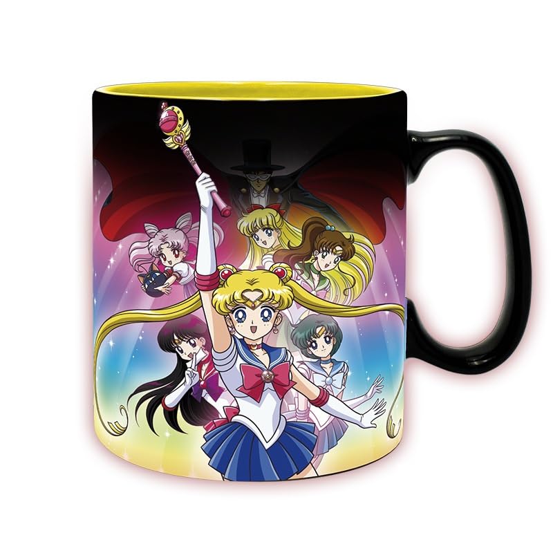 ABYSTYLE SAILOR MOON Taza Heat Change 460 ml Grupo