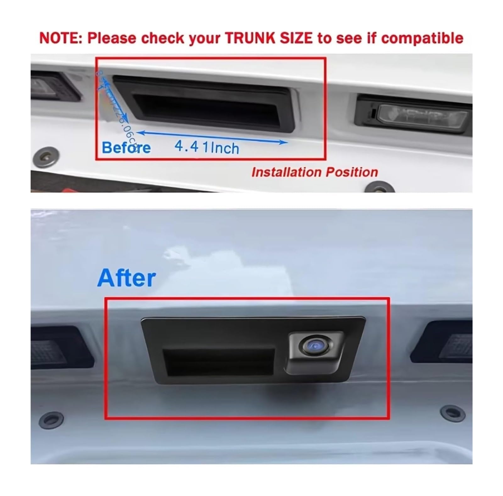 pour VW pour Passat pour Tiguan pour Sharan pour Touareg pour Lavida pour Skoda CVBS/AHD Caméra Recul avec Lignes Guidage Caméra De Recul Étanche