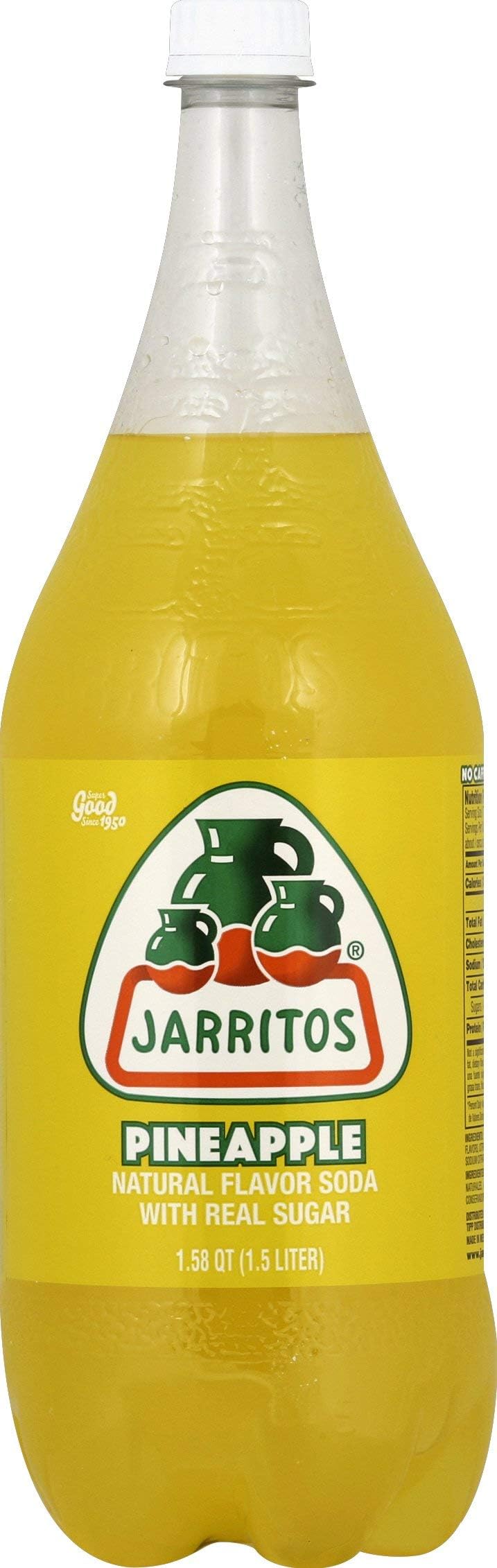 Jarritos, Pineapple Juice, 1.5 Liters Bottle
