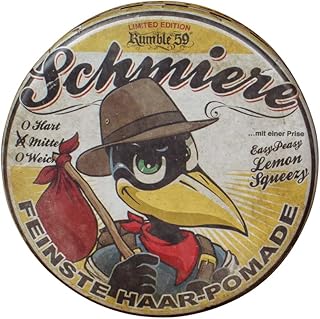 Rumble59 Schmiere Limited Edition - Greasy Lemon - Pomade Herren - Haarwachs für mittel starke Haare, Haarstyling Hair Wax...