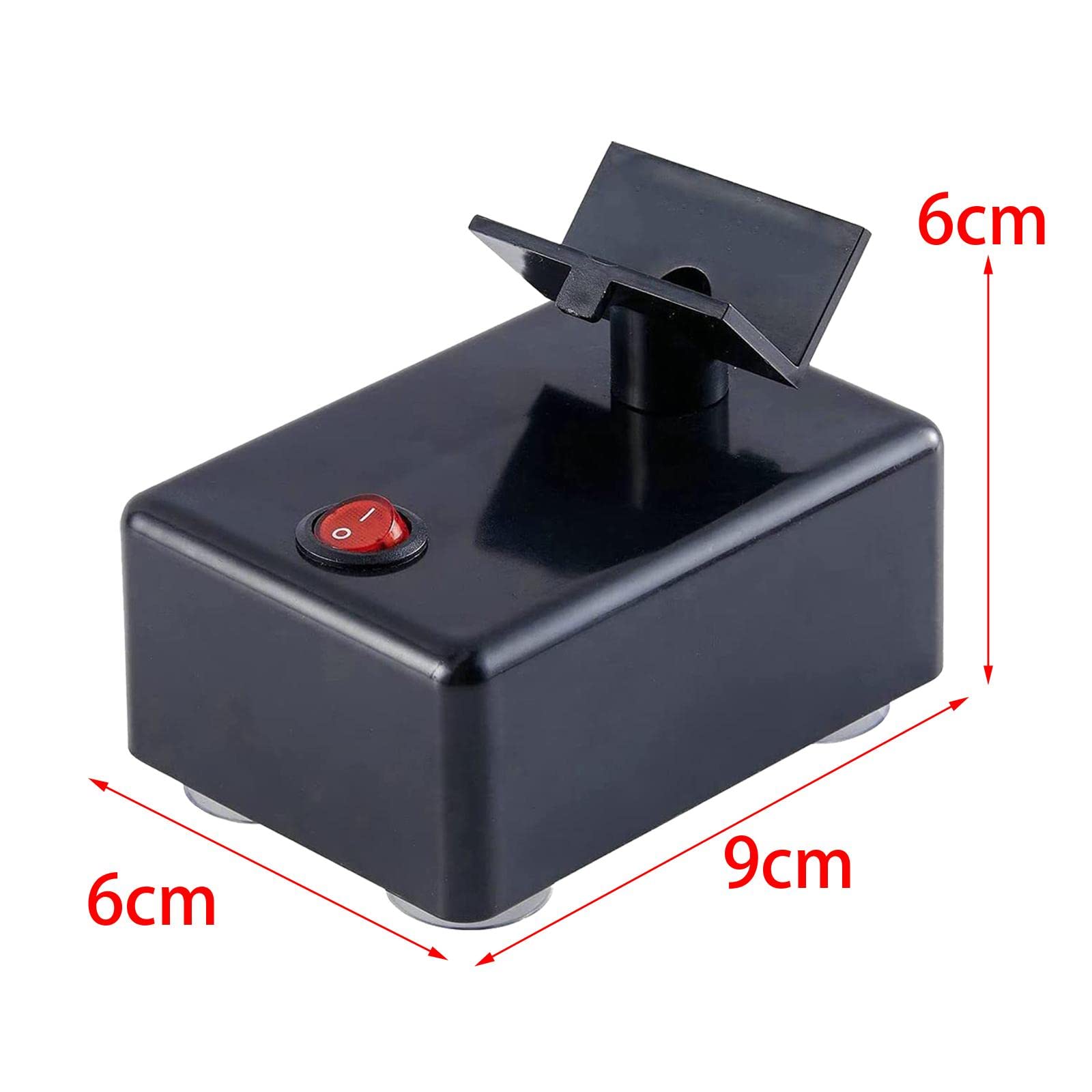 Nagellackmischer Automatischer Nagellack Shaker Flaschenlackrüttler Poliermaschine mit Verstellbaren Riemen Aus PP Material für Zuhause Studio Berufli