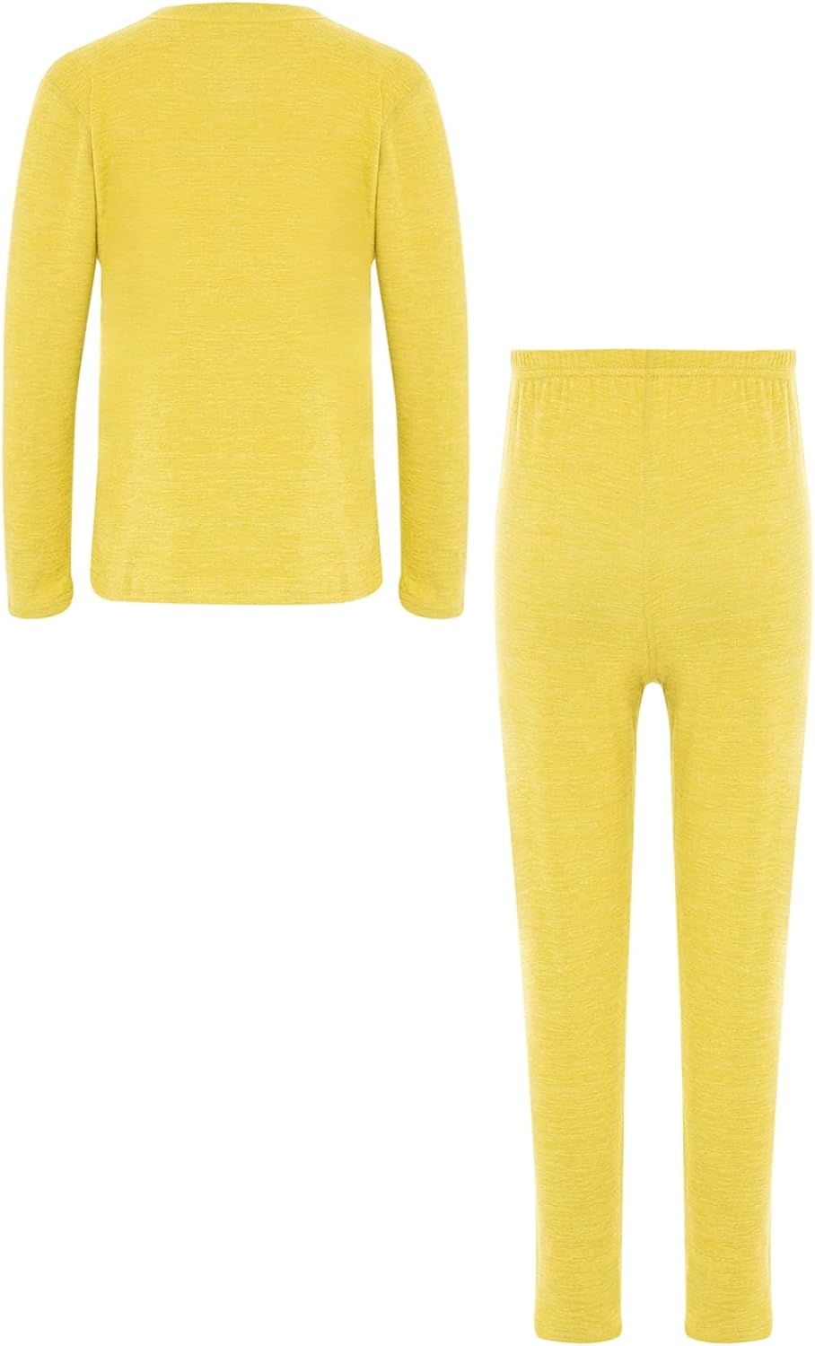Thermal Underwear Set for Boys Girls Long Sleeve Top with Leggings Loungewear Base Layer Long Johns