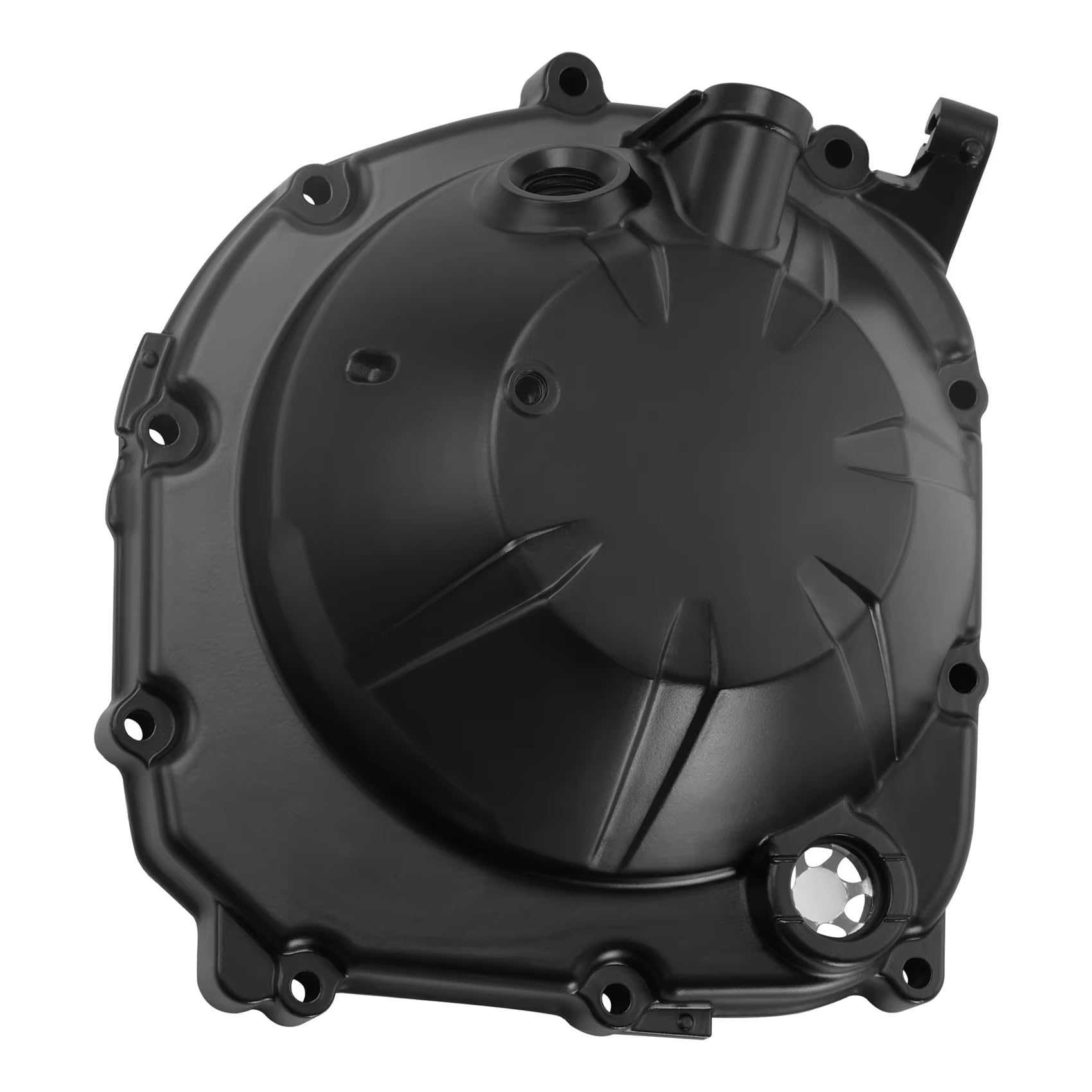 Kurbelgehäuse Motordeckel Kompatibel Mit Kawasaki Für Z900 2017 2018 2019 2020 2021 2022 2023 2024 2025, Motorrad-Kupplungsabdeckung Aus Schwarzem Aluminium
