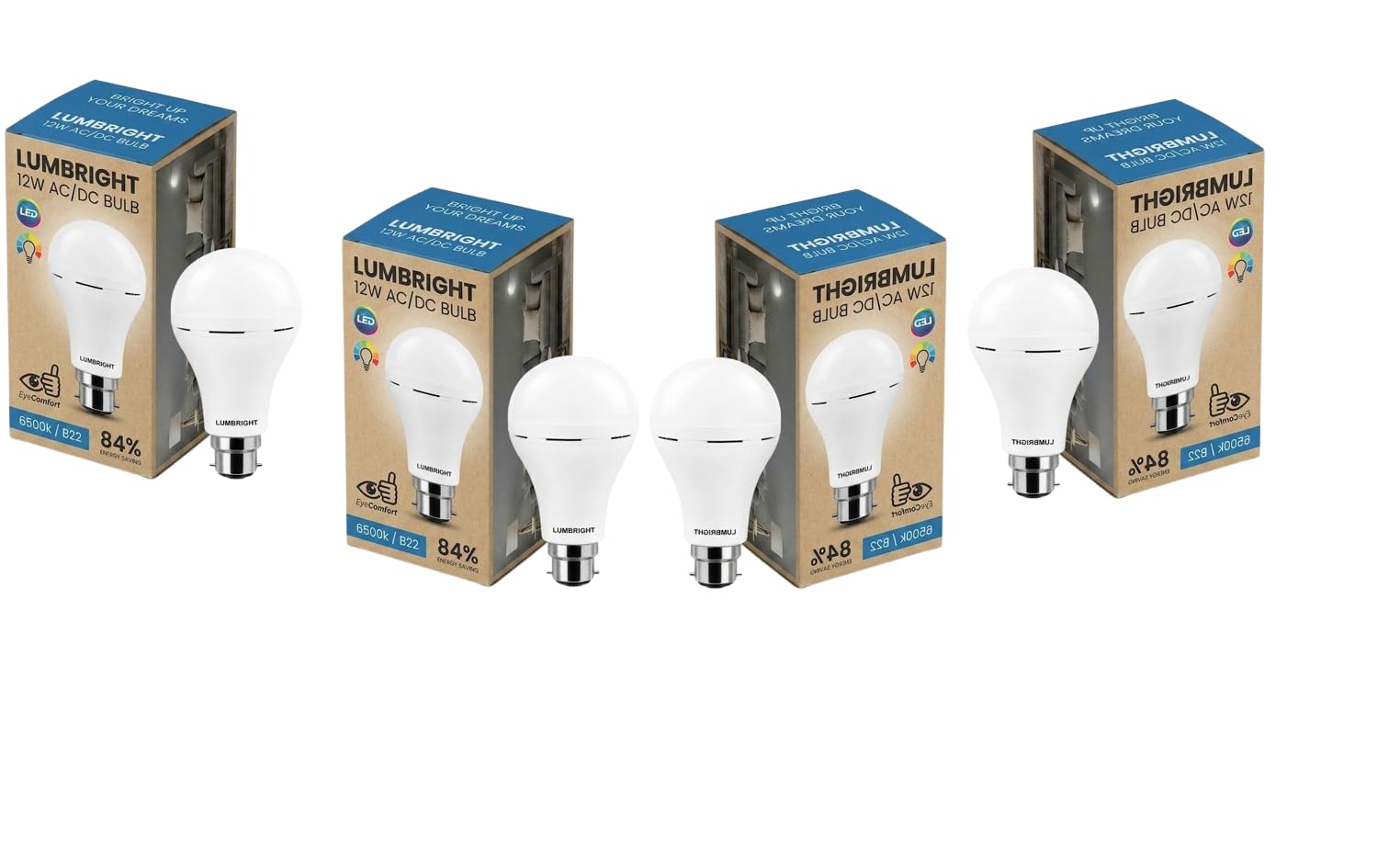 12W Rechargeable LED Bulb, B22 - Set of 4 | Rechargeable, 4 Hours Backup, Ideal for Powercuts, Energy Efficient-picture-30