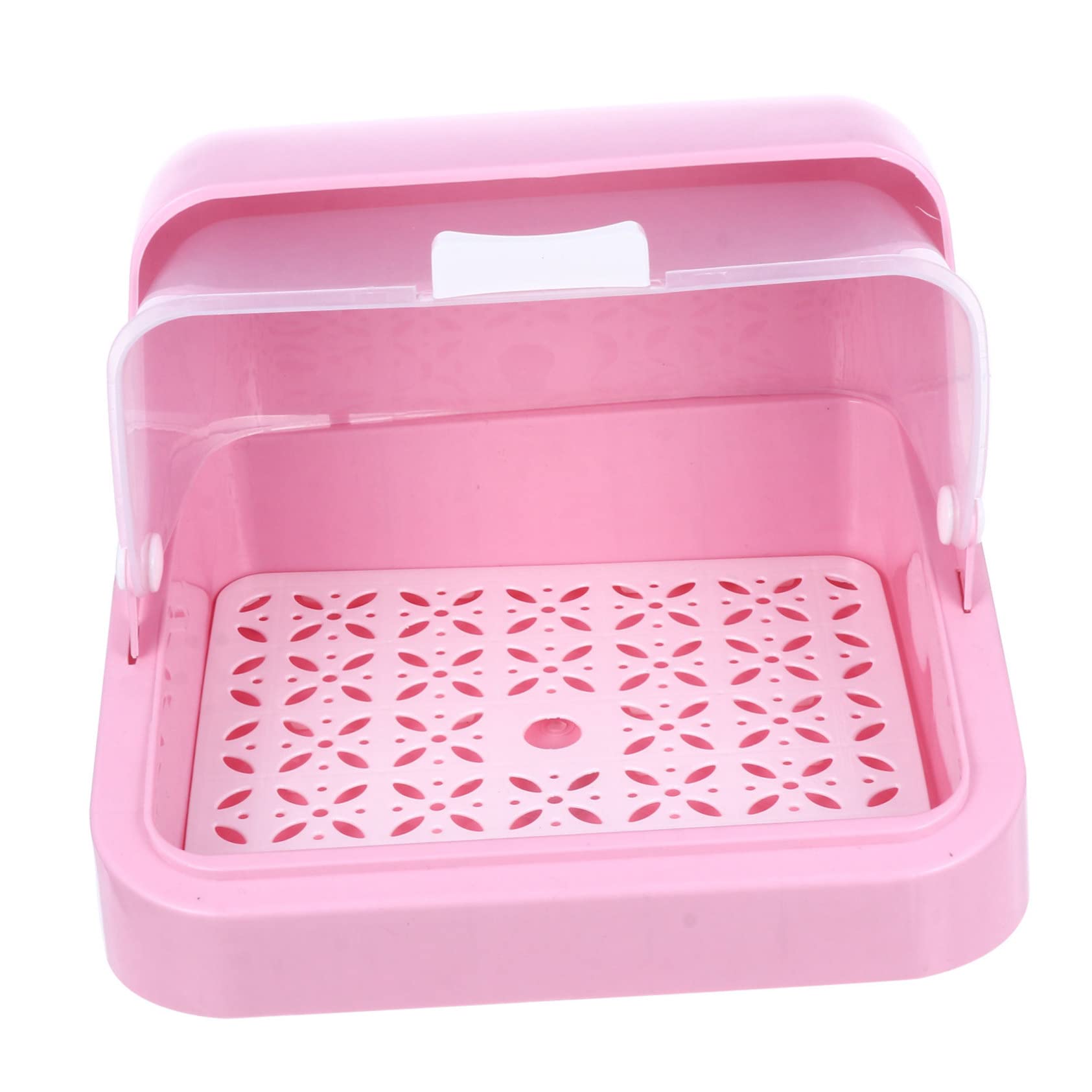 STOBAZA Baby Bottle Storage Container Feeding Bottle Case Cutlery Drainer Pp Material Elegant Design Random Color